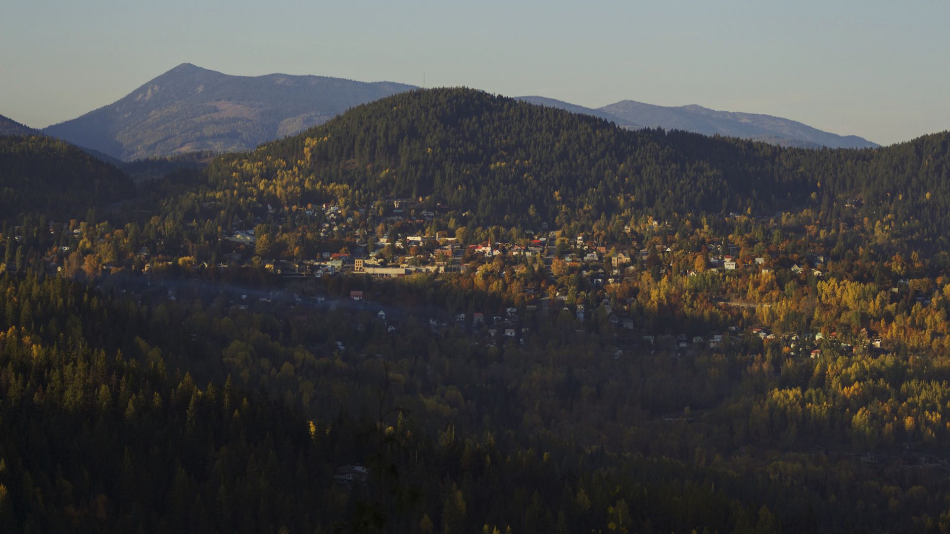 rossland from above